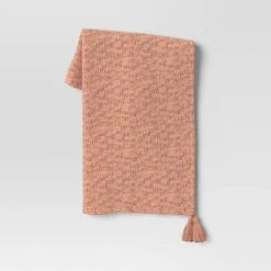 Textured Knit Throw Blanket With Tassels - Threshold™ -Decor House GUEST 5087cdad ca47 4a1c 9008 efd6666a355c