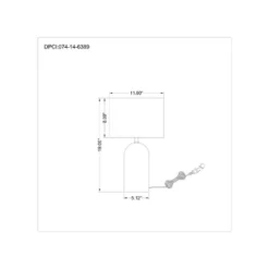 Glass Table Lamp With Open Base And Natural Shade - Threshold™ -Decor House GUEST 5259e94e 71c5 4ed7 827c 374db3a5da9e