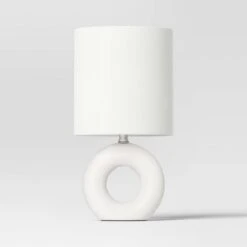 Abstract Ceramic Mini Table Lamp White - Threshold™ -Decor House GUEST 547e7228 701a 4f70 910a f62eefa80d54