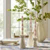 4pk Taper Set Light Pink Twist - Threshold™ Designed With Studio McGee -Decor House GUEST 55f7b1e8 2e31 4b27 93d2 0b2abc11f7a7
