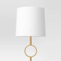 Metal Ring Floor Lamp Brass (Includes LED Light Bulb) - Threshold™ -Decor House GUEST 562caccf d902 40af 8c30 977005b51350