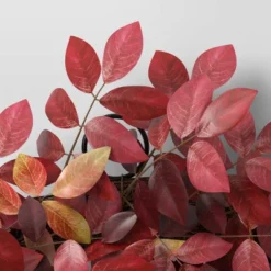 Extra Large Leaf Wreath Red - Threshold™ 7 Extra Large Leaf Wreath Red - Threshold™ -Decor House GUEST 5e6b4849 8d34 4657 a87e 78ecf0f9cf4c