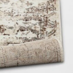 Stanfield Companion Distressed Scroll Area Rug Cream - Threshold™ -Decor House GUEST 5fab3566 d769 4790 8661 9b3e46e99d1d