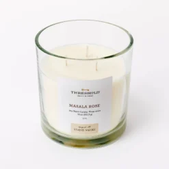 Clear Glass Masala Rose Candle White - Threshold™ Designed With Studio McGee -Decor House GUEST 6158848c d4f8 4efe 93c4 8a58a533ee09