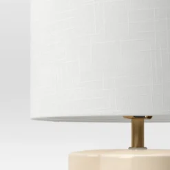17"x10.25" Modern Clover Table Lamp Cream - Threshold™: Ceramic Base, Linen Shade, UL Listed, No Assembly Required 7 17"x10.25" Modern Clover Table Lamp Cream - Threshold™: Ceramic Base, Linen Shade, UL Listed, No Assembly Required -Decor House GUEST 650b246e bf36 4f31 ab6a e82a3e55a402