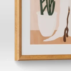 16" X 20" Beauty By Stormy Nesbit Glass/Wood Framed Wall Poster With Mat - Threshold™ -Decor House GUEST 6626cf51 f7b1 436e b93e 1b9ad631c293