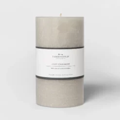 Pillar Cozy Cashmere Candle Gray - Threshold™ 11 Pillar Cozy Cashmere Candle Gray - Threshold™ -Decor House GUEST 6771ee8b b20e 4eed b029 2ff400941a82