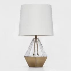 Acrylic Prism Accent Table Lamp Clear - Threshold -Decor House GUEST 6d48f37a 0865 4594 99e9 232e12c88180