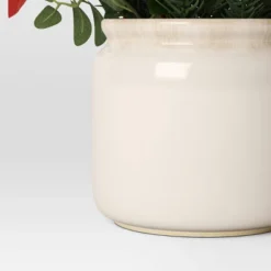 Artificial Plant Large Mixed Greenery And Poinsettia Arrangement - Threshold™ -Decor House GUEST 6db2cd19 3002 40c6 9e0a bd2c98f0c9f3