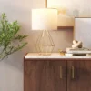 Large Geo Table Lamp Brass - Threshold™ -Decor House GUEST 6e99c001 322d 497b a1a4 efabd81e99c4