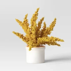 Goldenrod Artificial Plant Arrangement In Ceramic Pot - Threshold™ -Decor House GUEST 6f7ff42e 4b82 496f aa1d f99e4419731e