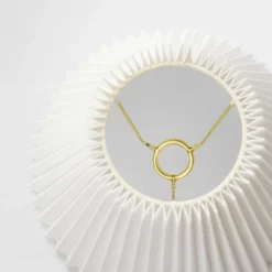 Tapered Lamp Shade With Knife Pleat White - Threshold™ Designed With Studio McGee -Decor House GUEST 70ebe45d 1244 4490 87eb 4bd48d4a7f78