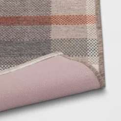 1'8"x2'10" Washable Fall Checkered Accent Rug Tan - Threshold™ -Decor House GUEST 750cbe19 8f55 435d 85a6 1ac0a8d6e978