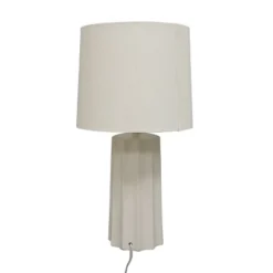 24.75"x13" Ribbed Ceramic Table Lamp Cream - Threshold™: Bedside, Nightstand, No Assembly Required 15 24.75"x13" Ribbed Ceramic Table Lamp Cream - Threshold™: Bedside, Nightstand, No Assembly Required -Decor House GUEST 751b3f8c 43da 4f4a adb6 545d5ea6761c