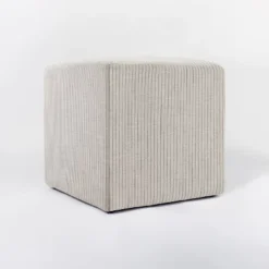 Lynwood Square Upholstered Cube - Threshold™ Designed With Studio McGee -Decor House GUEST 78a76f77 98cf 4eb2 bce3 115b2e8a33ea