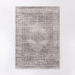 Millcreek Distressed Vintage Persian Rug Charcoal - Threshold™ Designed With Studio Mcgee -Decor House GUEST 79087f0f 4a1d 417b adaa 7fcf830c55fb