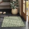 2'x3' Botanical Washable Accent Rug Fern Green - Threshold™ -Decor House GUEST 79c2975d 56d7 440c b250 619150fa9c4d