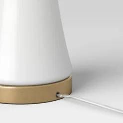 Small Opal Glass Lamp Base White - Threshold™ -Decor House GUEST 7a90fe9a 5b7d 4cbe 9a29 a52c5a30274a