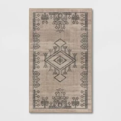 Hancock Distressed Center Motif Rug Beige - Threshold™ -Decor House GUEST 7abb6d49 1fa2 45cb 8bc2 da63c76cb8c5