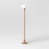 Torchiere Floor Lamp Natural Brown - Threshold™ -Decor House GUEST 7ae75372 f331 487d 852f 801a4ed314de