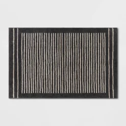 2'6"x4' Washable Knitted Stripe Accent Rug - Threshold™ -Decor House GUEST 7e13fd4e 0cc7 4dd3 bc07 7b6e94ae2fe6