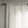 1pc 54"x84" Sheer Leno Weave Curtain Panel Ivory - Threshold™ -Decor House GUEST 7e18ada1 0d62 4dd2 b225 3fef856199b1