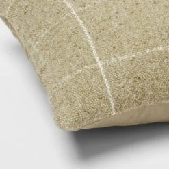 Oblong Windowpane Woven Decorative Throw Pillow Green - Threshold™ -Decor House GUEST 7f3cf003 e862 443f a263 8ad99d00133e