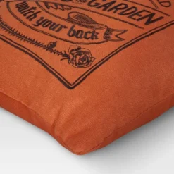 Embroidered Ghosts In The Garden Square Halloween Throw Pillow Orange - Threshold™ -Decor House GUEST 7fe9c97e 060c 4581 9e56 b04dbdf350b5