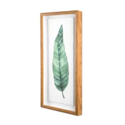 (Set Of 3) 28"x12" Framed Leaves Decorative Wall Art White - Threshold™ -Decor House GUEST 8176423f 41b8 4092 bb29 d3a72d0feae8