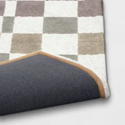 Checkered Woven Flatweave Area Rug White - Threshold™ -Decor House GUEST 850dd228 317d 4d82 918b 6d54eeaf0f76