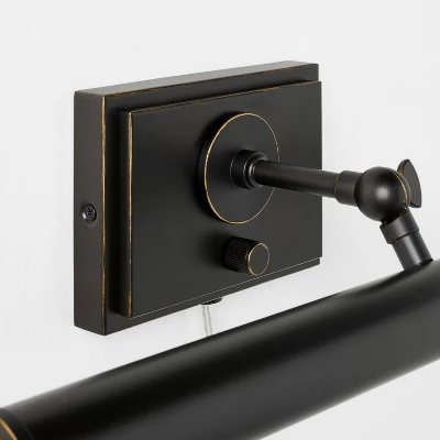 Wall Plug-in Sconce Black - Threshold™ Designed With Studio McGee: Integrated LED, Iron Shade, ETL Listed, Modern Decor 5 Wall Plug-in Sconce Black - Threshold™ Designed With Studio McGee: Integrated LED, Iron Shade, ETL Listed, Modern Decor - Image 3