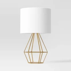Large Geo Table Lamp Brass - Threshold™ -Decor House GUEST 8568fbe5 e336 42ec bdff 3cbe4939ddd8