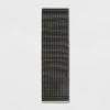 2'x7' Hand Woven Cotton/Wool Runner Black - Threshold™ -Decor House GUEST 86f135cf 5fce 44c4 a987 8902a42a7a22