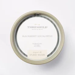 20oz Ceramic Blackberry Eucalyptus Candle Green - Threshold™ Designed With Studio McGee -Decor House GUEST 870ce181 98d9 4be6 a455 6aadadca64e1