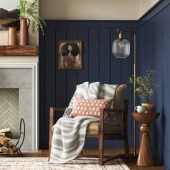 Cozy Feathery Knit Zebra Throw Blanket Gray - Threshold™