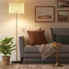 Stick Floor Lamp Natural/Black Wood/Metal (Includes LED Light Bulb) - Threshold™ -Decor House GUEST 8b0a2727 4fe8 4290 95b6 b9b72aed0afa