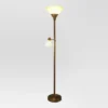 Mother Daughter Torchiere Floor Lamp With Glass Shade - Threshold™ -Decor House GUEST 8b377ca4 633d 4869 ad11 8eb9542eab37