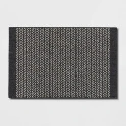 Herringbone Rug Gray - Threshold™ -Decor House GUEST 8ffa1701 5eff 4e80 9b21 e7f9fed080fc