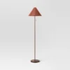 Floor Lamp With Leather Shade Brown - Threshold™ -Decor House GUEST 90b7a2ea 242c 4405 a123 109157124156