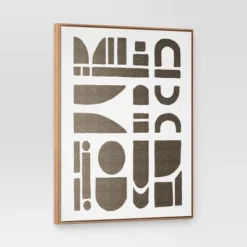 (Set Of 2) 24" X 30" Morphology Framed Wall Canvases Gold - Threshold™ 10 (Set Of 2) 24" X 30" Morphology Framed Wall Canvases Gold - Threshold™ -Decor House GUEST 9122b028 ee01 4ad6 87fa 36d818658b7f