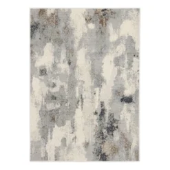 Watercolor Area Rug Gray - Threshold™ -Decor House GUEST 91798b8f 5d62 4e4b 87f7 d97932dacaa3