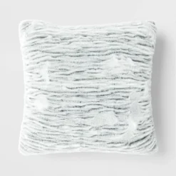 Tipped Snow Leopard Faux Fur Square Throw Pillow - Threshold™ -Decor House GUEST 94c4b8e7 6fad 41e3 bb20 ca6c544caa40