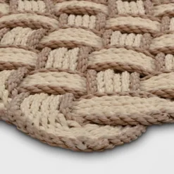 1'6"x2'6" Lovers Knot Coir Doormat Cream/Brown - Threshold™ -Decor House GUEST 98a8230d 92be 4796 b2ee ed1b6f984e7c