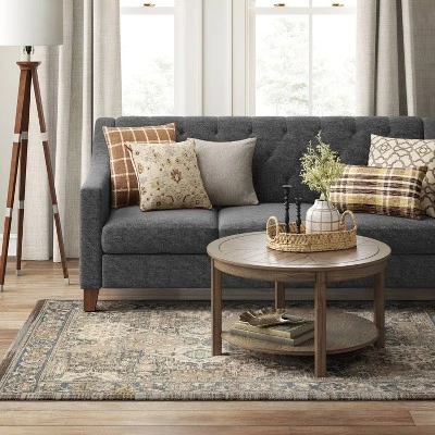 Distressed Persian Woven Rug Brown - Threshold 4 Distressed Persian Woven Rug Brown - Threshold - Image 2