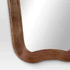 22"x30" Ribbed Wood Wall Mirror - Threshold™ -Decor House GUEST 9d97b853 4d36 4ed5 b76d 8d273275e743