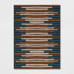 Striped Area Rug Turquoise/Yellow - Threshold™ -Decor House GUEST 9da81119 9ad2 4560 b0e1 0000b20b1a56