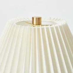 Oval Table Lamp With Pleated Shade (Includes LED Light Bulb) Red - Threshold™ Designed With Studio McGee -Decor House GUEST 9f3d6739 964f 4c0e 9fa2 364bd19643ae