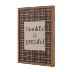 16" X 20" Thankful & Grateful Framed Under Plexi - Threshold™ -Decor House GUEST 9fe6a2a5 fdbe 4a2f a30d 4548841ce9d7