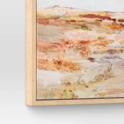 16" X 20" Warm Colors Landscape Framed Canvas Natural - Threshold™ 7 16" X 20" Warm Colors Landscape Framed Canvas Natural - Threshold™ -Decor House GUEST a393d8a0 673a 4e8d 9f4d 4df580ce4d10