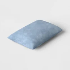 Oversize Washed Cotton Velvet Lumbar Throw Pillow Light Blue - Threshold™: Indoor Decorative Cushion, Hidden Zipper, Polyester Fill -Decor House GUEST a47ad980 18c9 4ab0 bebe 2c4c24fb7594
